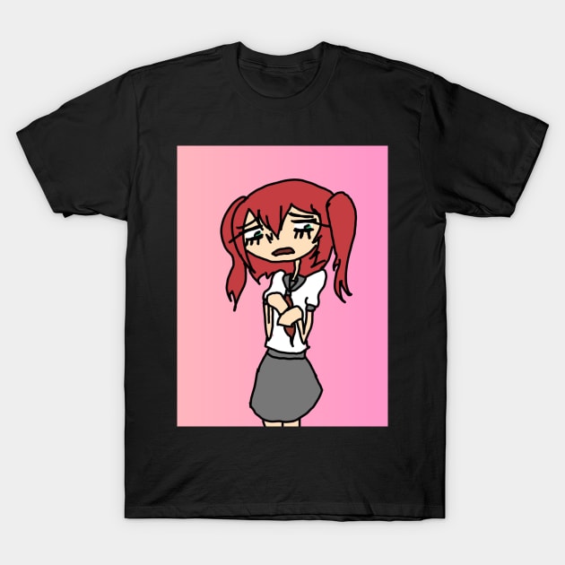 Ruby Kurosawa; Pink BG T-Shirt by nhitori